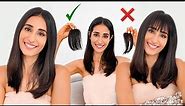 How To - Clip-in Bangs | Light & Dense Hair Bangs | Bang Hair Extensions | Hair Extensions India