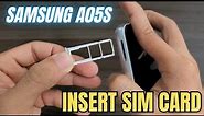 How to Install a SIM Card to Samsung Galaxy A05s
