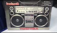 Toshiba RT-S913 BomBeat 40 vintage boombox ghettoblaster