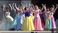 Merida Coronation at Disney's Magic Kingdom - All 11 Disney Princesses Together During Ceremony