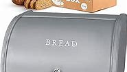 Farmhouse Bread Box for Kitchen Countertop, Bread Storage Container, Stainless Steel BreadBox, Bread Boxes for Kitchen Counter, Corner Bread Box For Homemade Bread, Bread Holder Bread Keeper Bread Bin