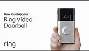 How to Set Up Your Ring Video Doorbell | Ring