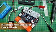 Final Assembly of BlackMagic Mini Sumo Robot