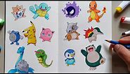 HOW TO DRAW POKEMON - Easy Tutorial for Beginners