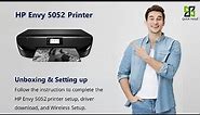 HP Envy 5052 printer setup | Unbox HP Envy 5052 printer | Wi-Fi setup