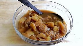 How to make STEWED APPLES recipe | Apple Sauce