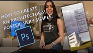Adobe Photoshop Tutorial 2 : How to make architectural poster very easy and fast