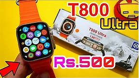 T800 Ultra Smartwatch Unboxing And Review | T800 Ultra | T800 Smartwatch | Apple Watch Ultra Clone