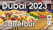 Dubai 🇦🇪 Prices in Dubai Hypermarket Carrefour [ 4K ] Review Walking Tour