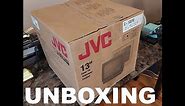 Unboxing a JVC C13310 CRT television in 2022