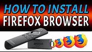 HOW TO INSTALL FIREFOX FOR FIRE TV APP (INTERNET BROWSER) FIRESTICK & TV 2019