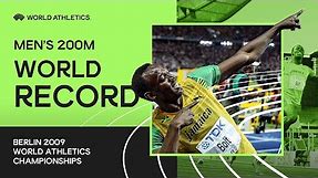 World Record | Men's 200m Final | World Athletics Championships Berlin 2009