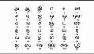 How to write Tamil alphabets