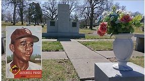 The famous grave of Satchel Paige