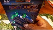 eco juice micro USB rechargeable batteries