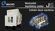 Horizontal Machining Center J5 Cylinder block machining