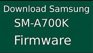How To Download Samsung Galaxy A7 SM-A700K Stock Firmware (Flash File) For Update Android Device