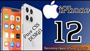 Apple iPhone 12 Concept - iPhone 12 UI Design Using HTML & CSS ~ Pure CSS Design
