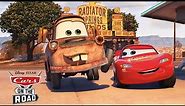 Mater and Lightning McQueen Go on a Road Trip | Cars on the Road | Pixar Cars