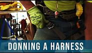 How to Put on a Fall Protection Harness | Safety, Hazards, Training, Oregon OSHA