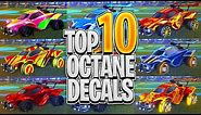 TOP 10 OCTANE DECALS On Rocket League 2021
