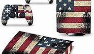 [Regular PS5 Disc Edition] - CHUUPA Flag PS5 Skin for Playstation 5, Premium 3M Vinyl Cover Skins Wraps Set for PS5 Disc Edition and PS5 Controller Stickers…