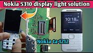 Nokia 5310 (ta-1212) display light solution