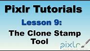 Pixlr Tutorial - The Clone Stamp tool - Lesson 9