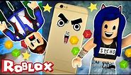 Roblox - ESCAPE THE GIANT iPHONE 7! WE CHEATED!?