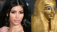 Photo of Kim Kardashian with Egyptian Coffin Solves International Mystery