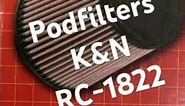 What are the correct podfilters for a Suzuki Gs450 - k&n rc1822