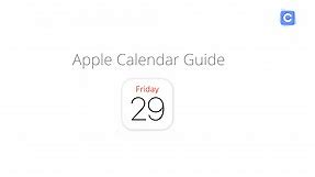 Apple Calendar Guide: Everything You Need to Know About iCal