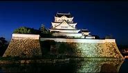 岸和田城 天守閣の夜景 Night View of Kishiwada Castle Osaka Japan