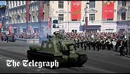 Russia's Victory Day Parade: Putin watches single tank drive down Red Square