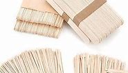 1200Pcs Waxing Sticks - 4 Style Assorted Wood Wax Sticks for Body Face Hair Removal, Eyebrow Lip Nose Small Waxing Applicator Sticks, Wax Spatula Applicator Wooden Craft Sticks