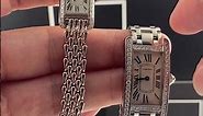 Cartier Tank Americaine & Tank Louis 18K White Gold Diamond Ladies Watches | SwissWatchExpo