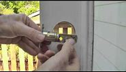 How to Replace a Deadbolt, detailed instructions