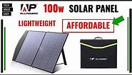AllPowers 100w Solar Panel Review Folding Portable