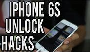 IPHONE 6S UNLOCK HACKS!!