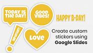 How to Create Stickers using Google Slides - SlidesMania