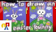 How To Draw A Cartoon Easter Bunny