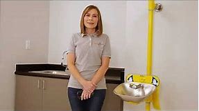 How to Inspect an Eyewash Station or Safety Shower Using InspectNTrack