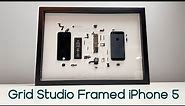 Grid Studio - Framed iPhone 5 - Deconstructed iPhone as Art