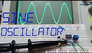 How to Make a Sine Wave Oscillator /w an OpAmp (Wien Oscillator)