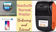 Bluetooth Thermal Printer | Unboxing and Tutorial | Complete Guide + Application to Download