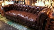 The Sumptuous Distressed Leather Couch