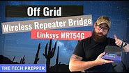 Off Grid Wireless Repeater Bridge - Linksys WRT54G