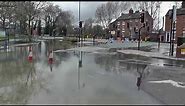 River Severn flooding Shrewsbury - 25 February 2020