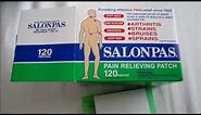Salonpas pain relieving patch
