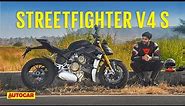 2021 Ducati Streetfighter V4 S review - It's a naked Panigale! | Ride | Autocar India